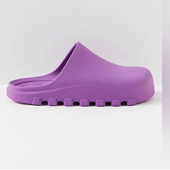 FP Movement Free People Foam Recovery Clogs Purple Slip On Mule EU 40 US 10 - Picture 4 of 8